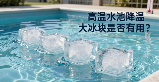 西青高温水池降温大冰块,到底管不管用?